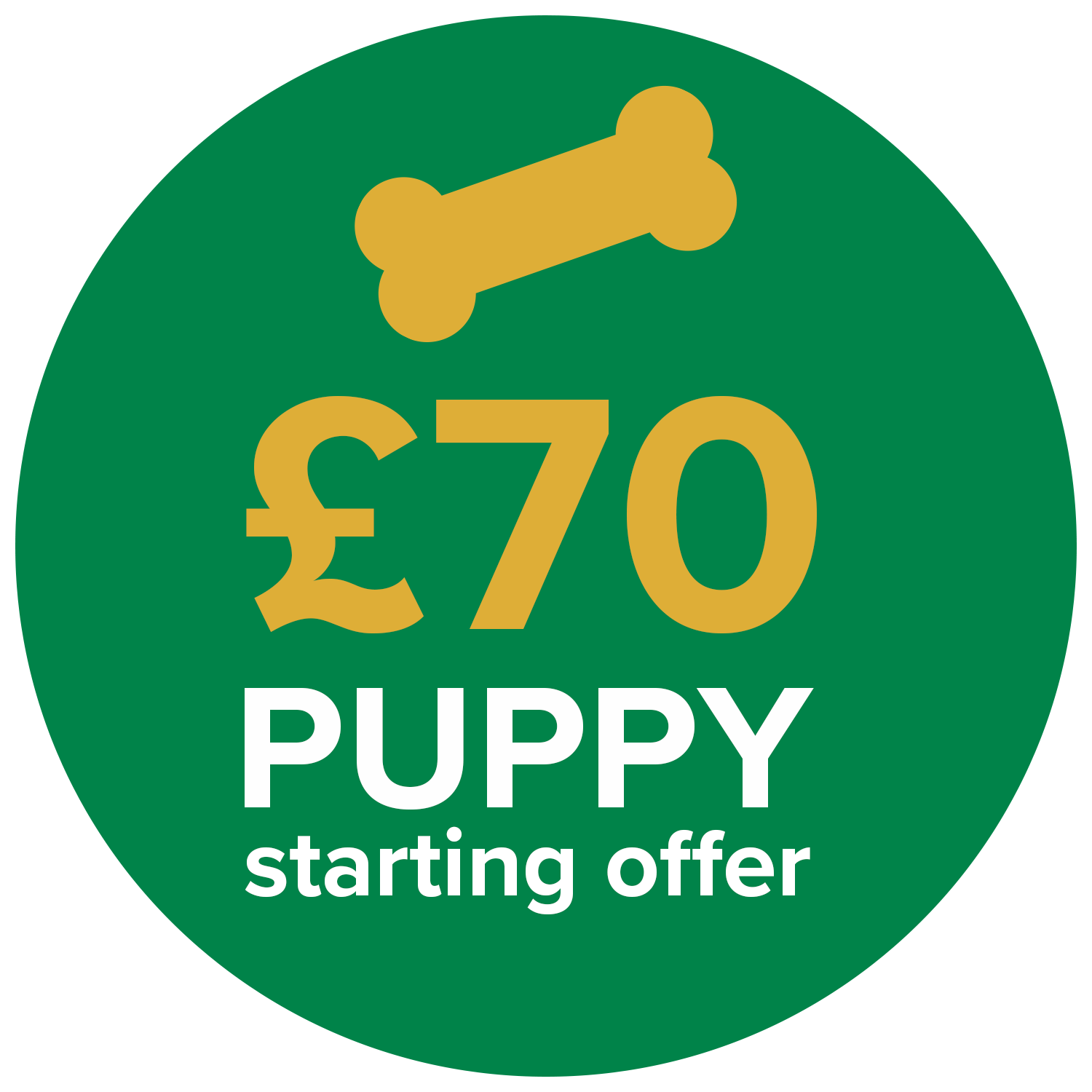 Parkside Vets - Puppy Plan offer - £60